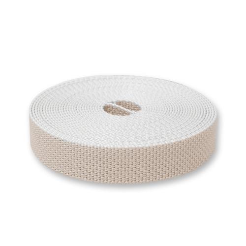 Rolladengurt mit 23 mm Gurtbreite | Gurtstärke 1,5 mm | 50 m Rolle | creme
