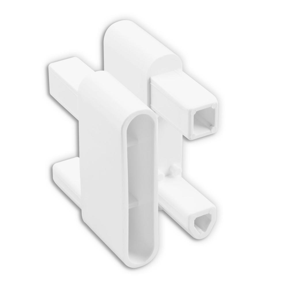 Endstabgleiter EG019 | 60 x 13,6 mm | weiß