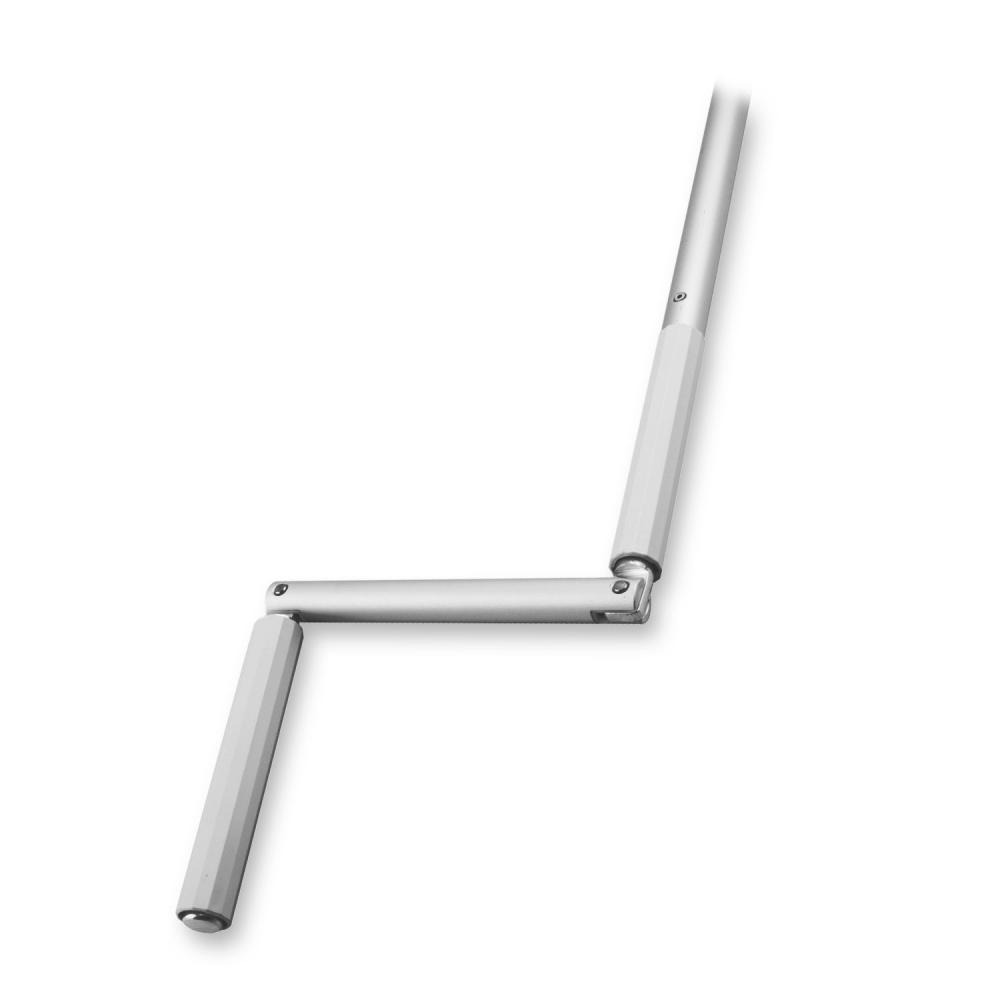 Geiger Kurbelstange KS002 Ø 15 mm für 11,9 mm Zapfen | Länge 1000 mm | silber