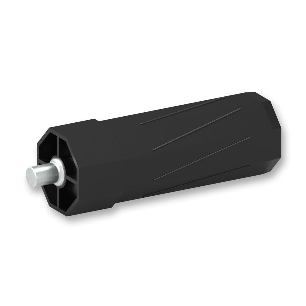 Walzenkapsel mit 10 mm außenliegendem Stift | Länge 137 mm | für SW 50 Achtkant-Stahlwelle