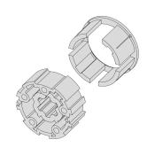 Adapter-Set für Nutwelle M 50 | für Becker Rohrmotoren Serie R