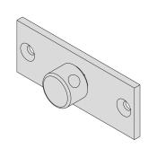 Anschlussteil-HK 3/25 mit Ø 20 mm Rundzapfen | für Becker Antriebe Serie R/L