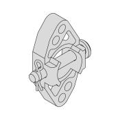 Markisenlager M8 mit Zentrierrand für Ø 25 mm Steckzapfen Rund | für Becker Antriebe Serie L