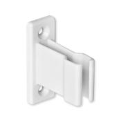 Geiger Kurbelhalter KH012 für 12 - 17 mm Kurbelstangen | Tiefe 20 mm | weiß