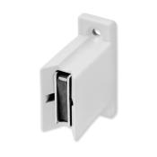 Geiger Magnet-Kurbelhalter KH008 für 12 - 17 mm Kurbelstangen | Höhe 45 mm | weiß