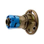 Rolladen-Kegelradgetriebe KG002 mit Untersetzung 2:1 | Freilauf rechts | für SW 40 achtkant Stahlwelle