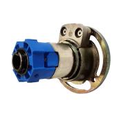 Rolladen-Kegelradgetriebe KG004 mit Untersetzung 2:1 | Freilauf rechts | für SW 40 achtkant Stahlwelle