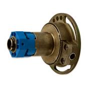 Rolladen-Kegelradgetriebe KG017 mit Untersetzung 4:1 | Freilauf links | für SW 40 achtkant Stahlwelle