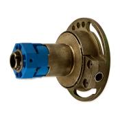 Rolladen-Kegelradgetriebe KG018 mit Untersetzung 4:1 | Freilauf rechts | für SW 40 achtkant Stahlwelle