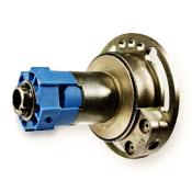 Rolladen-Kegelradgetriebe KG022 mit Untersetzung 4:1 | Freilauf rechts | für SW 40 achtkant Stahlwelle