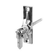 Gelenklager 45° GL044 mit 22x85 mm Platte für 12,9 mm Zapfen | 6 mm Vierkant