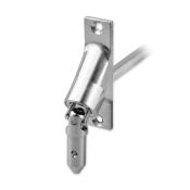 Gelenklager 90° GL007 mit 22x85 mm Platte für 11,9 mm Zapfen | 6 mm Vierkant