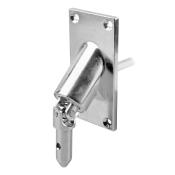 Gelenklager 90° GL013 mit 42x85 mm Platte für 11,9 mm Zapfen | 6 mm Vierkant