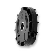 Schneckengetriebe SG023 mit Untersetzung 6:1 | 6 mm Vierkant / 16 mm Stern | ohne Endanschlag