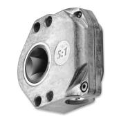 Schneckengetriebe SG027 mit Untersetzung 5,33:1 | 6 mm Vierkant / 13 mm Vierkant | ohne Endanschlag